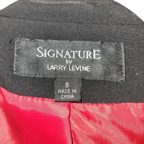 Signature by Larry Levine Belted Waist Pantsuit Pants Suit and Jacket sz… - Picture 3 of 3